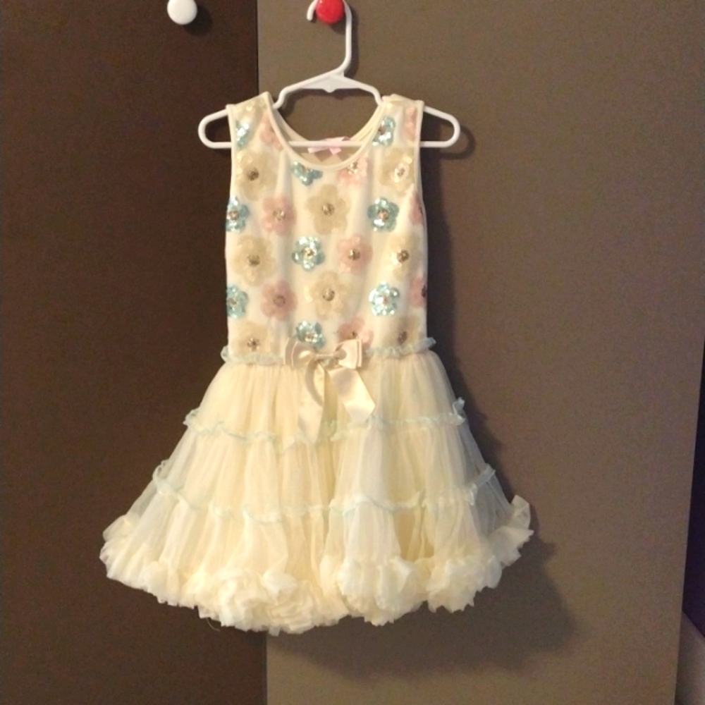 Sequin flower dress size 5/6